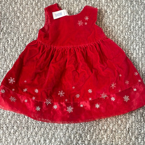 Old navy velvet like Christmas dress - Picture 1 of 7
